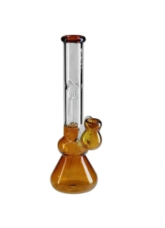 Bong Black Leaf - 30cm s perkolátorem, ledovačem a chytačem popela